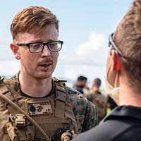 Tech. Sgt. Jesse Hernandez and Staff Sgt. Lydia Hoover