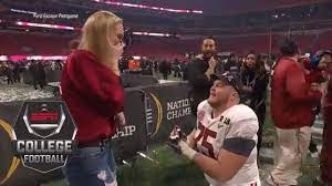 Looking back at tua's college years at alabama. Alabama Senior Bradley Bozeman Proposes To His Girlfriend After The National Championship Espn Youtube