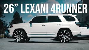 In this review, we'll cover all 2017. Toyota 4runner 26 Lexani Wheels Premiertire Ca Youtube