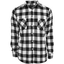 Maybe you would like to learn more about one of these? Urban Classics Checked Flanell Shirt Black White 39 Liked On Polyvore Long Sleeve Shirt Men Mens Checkered Shirt Casual Shirts For Men