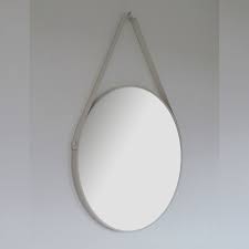 That said, hanging a framed bathroom mirror is actually pretty easy to do. Modena White Round Hanging Bathroom Mirror 35 Off Room H2o