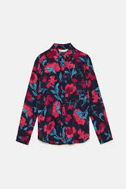 imagen 8 de camisa estampado floral de zara floral shirt shirts floral print shirt