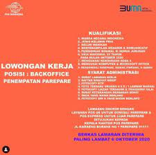 Entdecke rezepte, einrichtungsideen, stilinterpretationen und andere ideen zum ausprobieren. Lowongan Kerja Pos Indonesia Pare Pare Lowongan Kerja Bumn Bulan November 2021