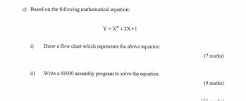 Solved Based On The Following Mathematical Equation Y Xn