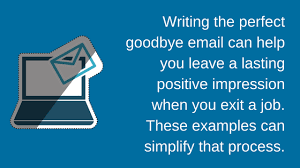 Goodbye messages and wishes to colleagues and coworkers. How To Write A Goodbye Email When Leaving A Job Zipjob