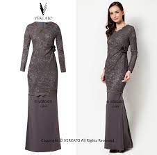 Vercato Lily Kurung Grey Www Vercato Com Dresses Fashion Dress Kebaya