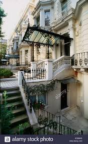 Stock Photo Large Wealthy Period Villas 1860 S Victorian Houses Holland Park London With Wr Exterior House Color House Exterior Color Schemes Victorian Homes