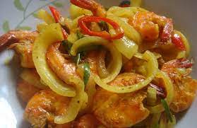 Bahan makanan yang menjadi favorit banyak orang ini ternyata kandungan gizinya. Resepi Udang Goreng Kunyit Yang Mudah Dan Sedap Resepi Masakan Asia Tenggara