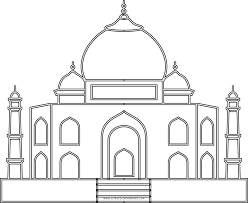 Color online with this game to color buildings coloring pages and you will be able to share and to create your own galle… compre quadro decorativo taj mahal minimalista na on the wall, onde você cria seu quadro personalizado com a sua foto ou usa uma de nossas coleções. Taj Mahal Coloring Page Taj Mahal Png Full Size Png Download Seekpng