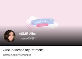 ASMR Alise | more ASMR :) | Patreon