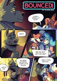 K1NGL3ON - BOUNCED! furry gay porn comic