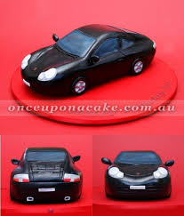 Porsche Cake Car Www Onceuponacake Com Au Car Cake Cool Cake Designs Small Birthday Cakes