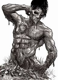 Zombie Daily Zombie Art By Rob Sacchetto Zombie Art Male Pinup Zombies Apocalypse Art