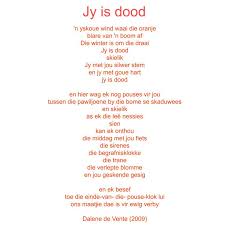 Gedig Jy Is Dood Afrikaanse Quotes Words Afrikaans Quotes