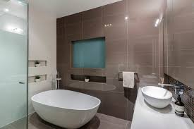 Modern bathrooms really benefit from symmetry and structure. Home Architec Ideas Modern Australian Bathroom Ideas