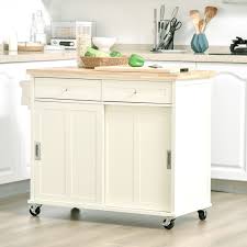 Homcom 43 Rolling Kitchen Island