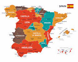 100 most populated municipalities in spain as of 1 january 2019, from the revision of the padrón continuo provided by the ine. Spain Map Of Regions And Provinces Orangesmile Com