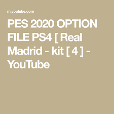 Maybe you would like to learn more about one of these? Pes 2020 Option File Ps4 Real Madrid Kit 4 Youtube Real Madrid Kit Real Madrid Madrid