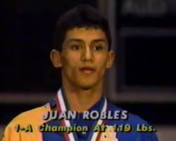 1993 Iowa HS State Wrestling ChampionT 1A 119 lbs; Juan Roble of Wilton 1.  Juan Robles, Wilton 2. Tony Milcoff, Cedar Rapids LaSalle 3. Jessie  Whitmer, Eagle Grove 4. Matt Albright, Lisbon