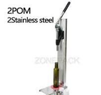 ZONESUN Manual Wine Corking Machine – Stainless Steel Bottle Capper