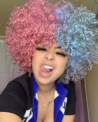 Pin By Coiffure De Paris On Rassstta Natural Hair Styles Dyed Natural Hair Curly Hair Styles Naturally