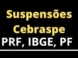 O escolhido foi o cebraspe, antigo cespe, com um contrato estimado no valor de r$ 12.830.328,00. Suspensao Ou Nao Prf Ibge E Pf As Provas Cebraspe De Maio Youtube