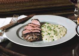 Beef Tenderloin Medallions With Potato Risotto Bon Appetit The Risotto Was Quite Tasty Beef Risotto Recipes Medallions Recipe