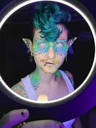 Somehow I ended up in bioluminescent mode.🤩 Blame it