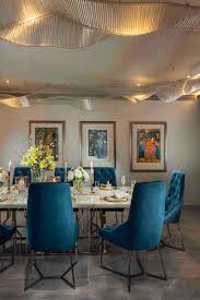 You can mix and match the height, style and material finish. Design Deconstruct Unveils A Chic Dining Room Architectandinteriorsindia