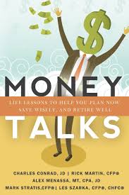 We did not find results for: Money Talks Life Lessons To Help You Plan Now Save Wisely And Retire Well Conrad Charles Martin Rick Menassa Alex Stratis Mark Szarka Les 9780996914512 Amazon Com Books