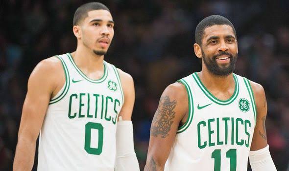 Image result for kyrie and jayson tatum"