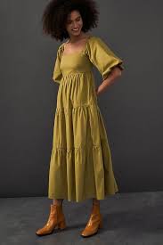 Maybe you would like to learn more about one of these? Faithfull The Brand Kiona Midikleid Mit Stufendesign Anthropologie De