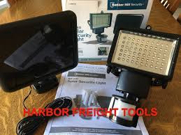 Harbor Freight Bunker Hill 60 Led Solar Security Light Item 69643 Youtube