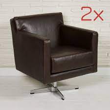 Cocktailsessel leder cocktailsessel leder oder stoff der sessel bei möbelhaus, sinclair spectrum zx81 edge connector. 2er Set Retro Lounge Sessel Braun Lederoptik Clubsessel Cocktailsessel Drehbar Eur 649 00 Picclick De Sessel Clubsessel Lounge Sessel