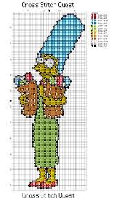 *the simpsons ~ homer simpson* cross stitch kit. Free Marge Simpson Cross Stitch Pattern The Simpsons And Downsizing Review Cross Stitch Quest Cross Stitch Patterns Cross Stitch Stitch Patterns