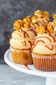 Caramel Popcorn Cupcakes Recipe Queenslee Appetit Recipe Popcorn Cupcakes Buttercream Recipe Cupcake Recipes