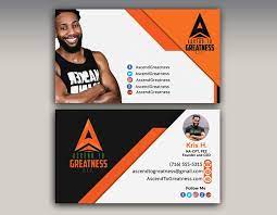 If you have at least an ms degree in exercise science, you may even want to call yourself exercise physiologist.. Entry 145 By Monowar8731 For Design Personal Trainer Business Cards Freelancer
