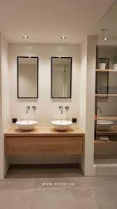 badkamermeubel op maat van massief eikenhout badkamer badkamer ontwerp badkamer stijl