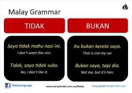 Malay and indonesian languages are two almost similar and are often confused at the same. Malay Grammar Tidak Vs Bukan Malay Language Grammar Language