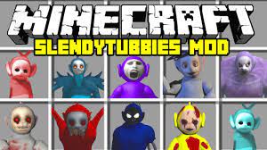 Minecraft SLENDYTUBBIES MOD! | TINKY TANK, POE, TINKY WINKY, Laa Laa & MORE  | Modded Mini-Game - YouTube