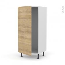 Cuisine four génial meuble cuisine meuble frigo encastrable dimension meuble de cuisine impressionnant. Colonne De Cuisine N 27 Armoire Frigo Encastrable Ipoma Chene Naturel 1 Porte L60 X H125 X P58 Cm Oskab