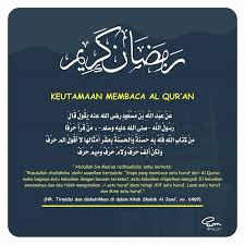 Membaca satu huruf al quran akan memperoleh sepuluh kebaikan. Inilah Keutamaan Baca Al Quran Muslimah Salafy