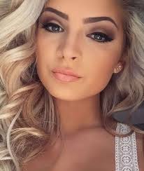 If you have brown eyes, i've got some tips and tricks on how you can makeup your eye color pop and stand out. Glamorous Soft Orange Makeup Look Brown Eyes Blonde Hair Blonde Hair Makeup Makeup For Blondes
