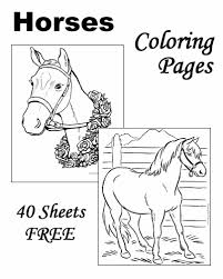 Get crafts, coloring pages, lessons, and more! Horse Coloring Pages