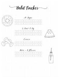 And really anyone that wants to track their goals and habits and create a more. Habit Tracker Bullet Journal Free Customizable Printables