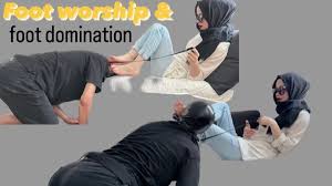 Hijab foot worship