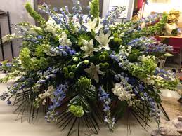 Maybe you would like to learn more about one of these? Fresh Casket Spray Masculine Casket Sprays Funeral Floral Arrangements Funeral Flower Arrangements