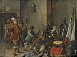 david teniers ii a guardroom with a self portrait of the artist david teniers the younger wikipedia painting old paintings artist