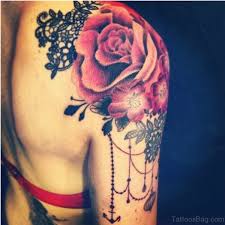 Floral shoulder tattoos for women. 96 Superb Shoulder Tattoos For Women