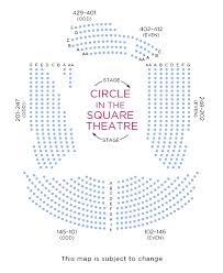 circle in the square broadway seating chart once on this